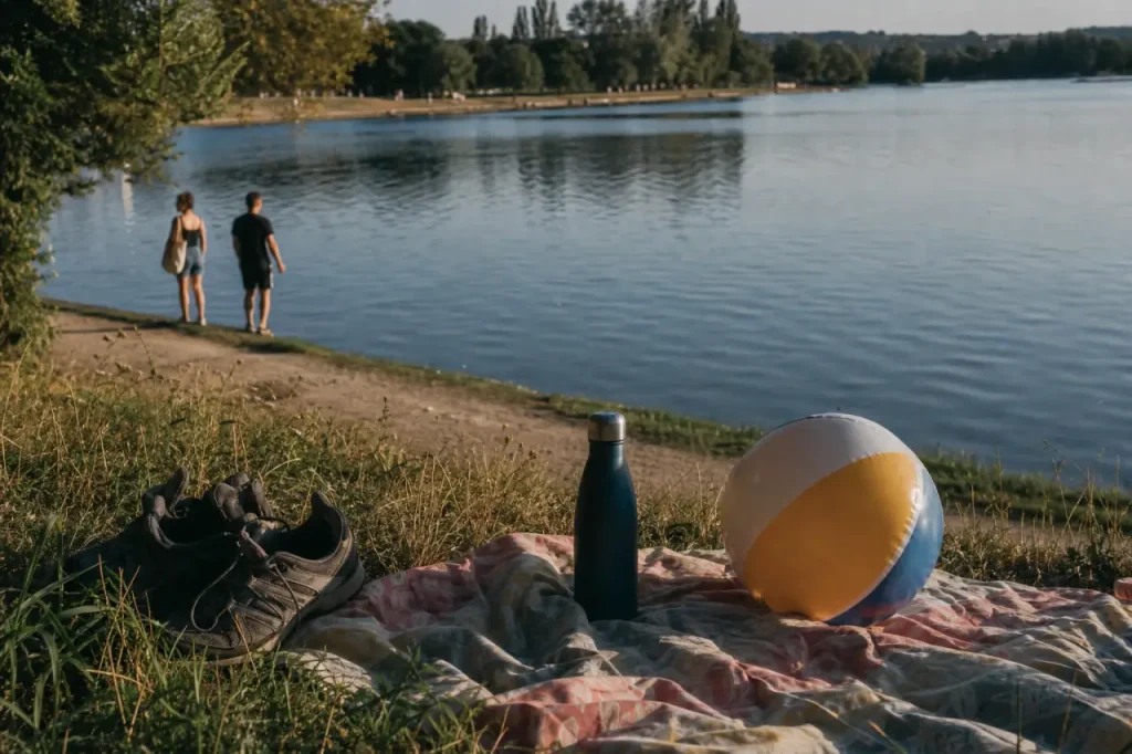Au lac Kir à Dijon, balade, baignade et coins calmes pour une sortie simple