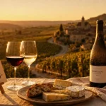 Week end en bourgogne : dîner avec vin rouge et route des vignes