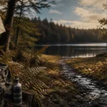 Boucle du Morvan par le lac du Crescent, sentier vers le lac