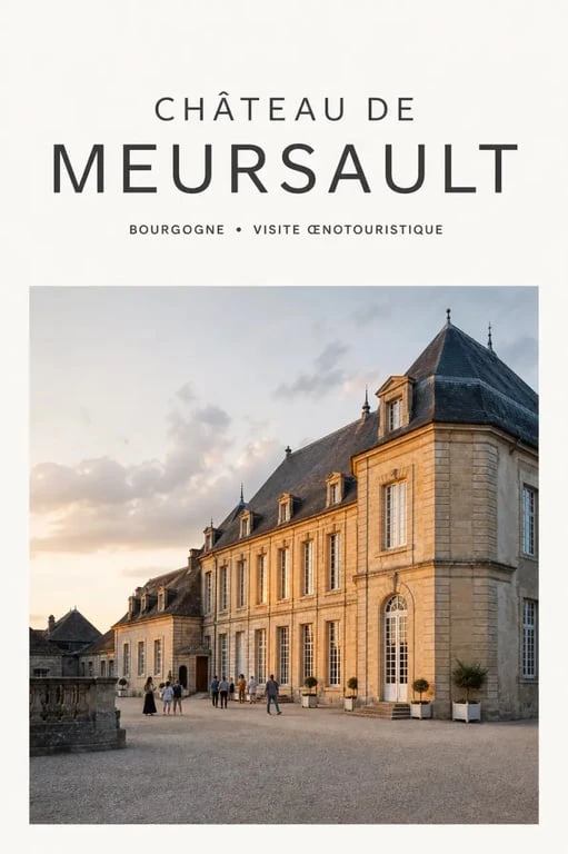Château de Meursault visite tarif : vue extérieure du château pour préparer sa visite