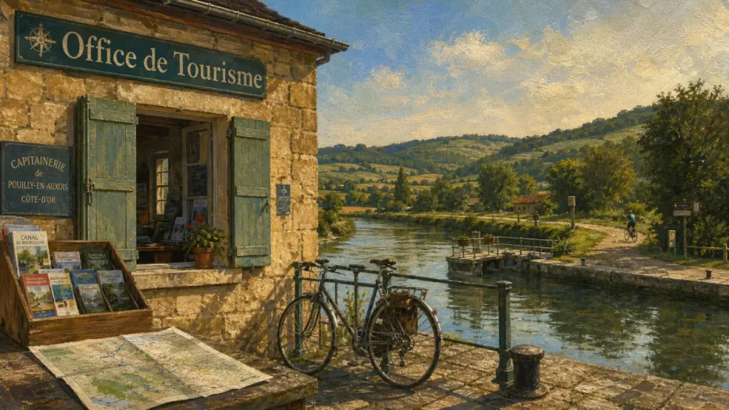 Office de tourisme Pouilly-en-Auxois Bligny-sur-Ouche : au port, sur le canal, pour préparer sa visite