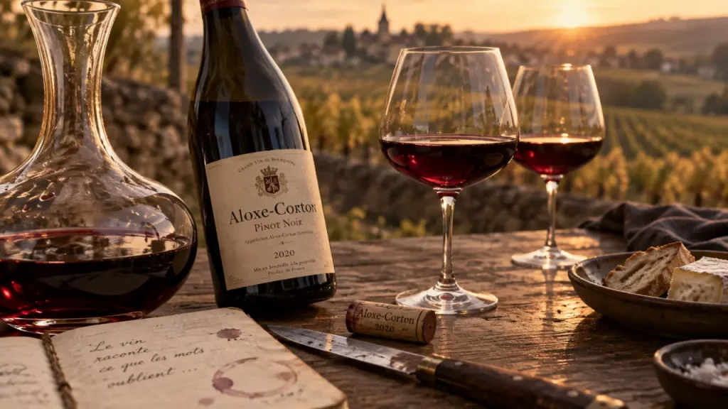 Aloxe-Corton : un Pinot Noir structuré à servir entre 15 et 16 °C