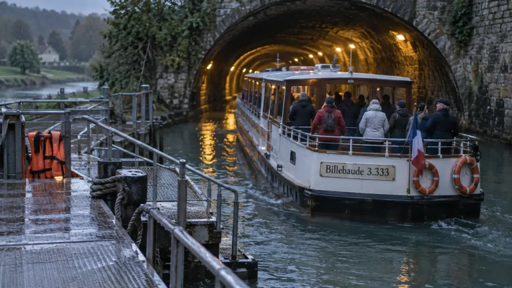 Bateau sur le canal de Bourgogne à Pouilly-en-Auxois : la Voûte, l’écluse et 2 heures de croisière