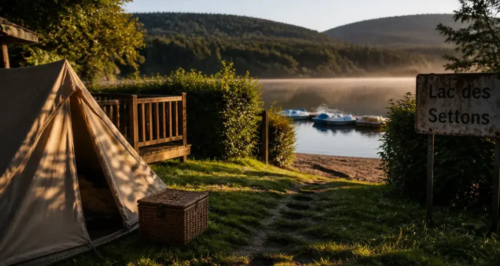 Camping nature Morvan : dormir au bord d&rsquo;un lac plutôt qu&rsquo;à côté du camping-car voisin