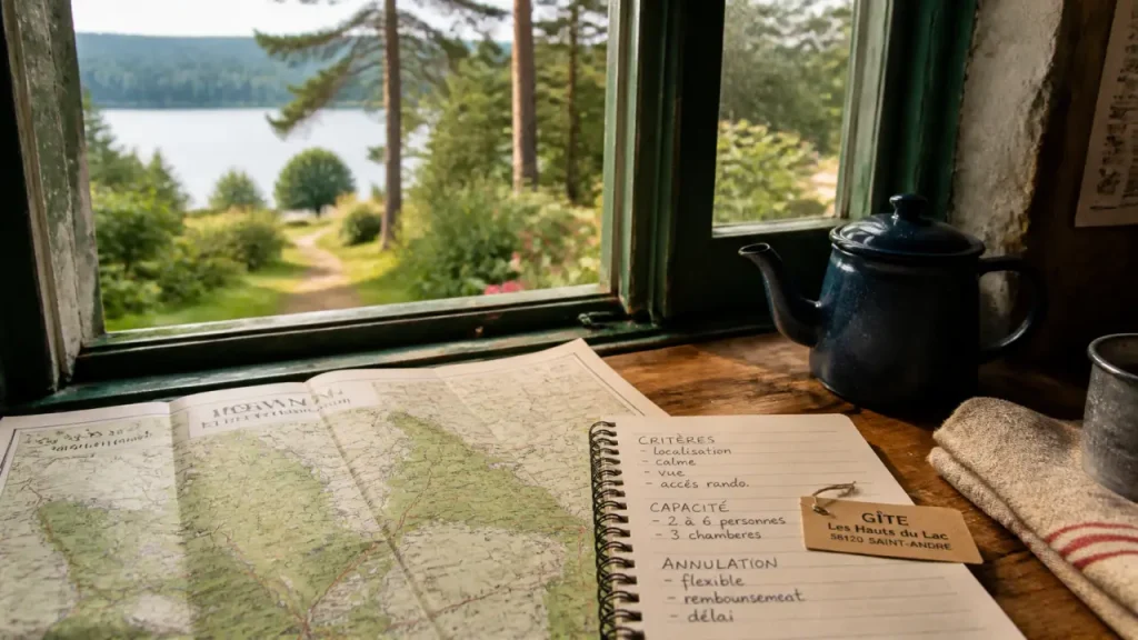 Lac, village ou forêt dans le Morvan : le choix d’hébergement qui change votre séjour