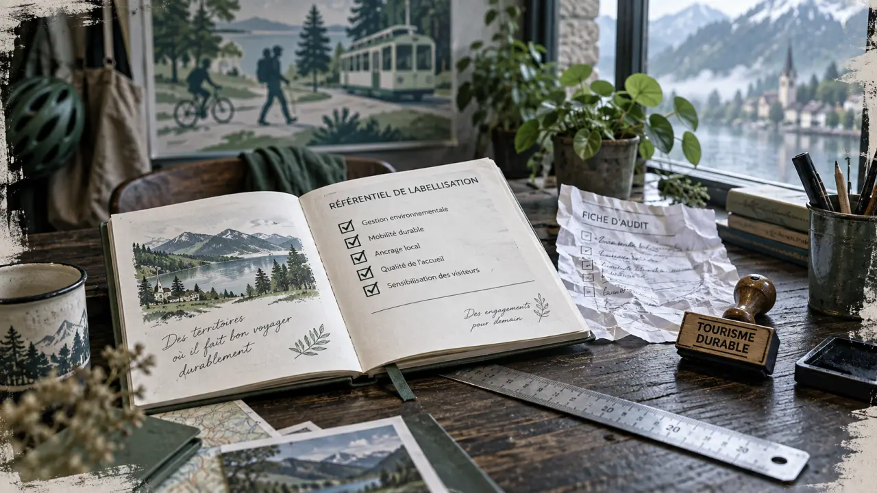 Label tourisme durable : cahier d’audit et tampon « tourisme durable »