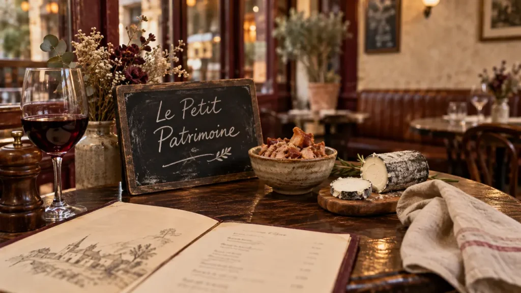 Le Petit Patrimoine à Tours : une cuisine tourangelle au 58 rue Colbert, avec une formule du soir à 35 €