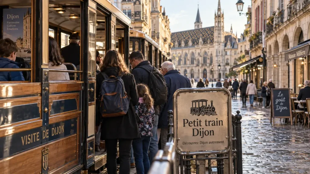Petit train à Dijon : les horaires et le départ à vérifier avant d’embarquer