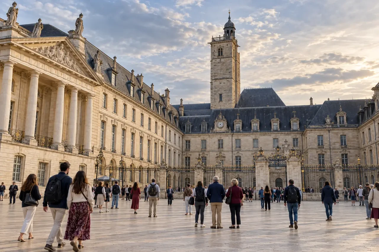 Journée du patrimoine en Côte-d’Or devant le Palais des Ducs à Dijon