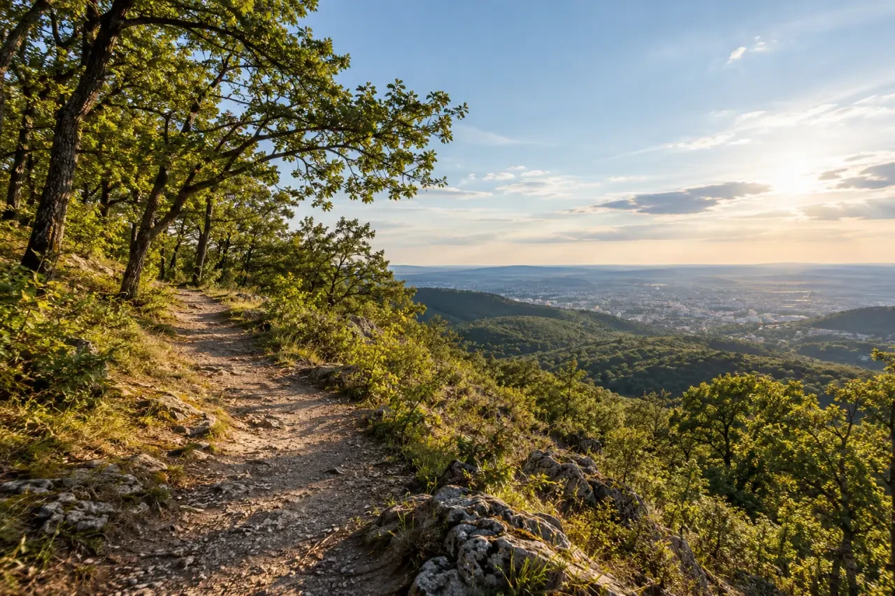 Sentiers vallonnés du Trail de la Chouette à Dijon dans la Combe à la Serpent