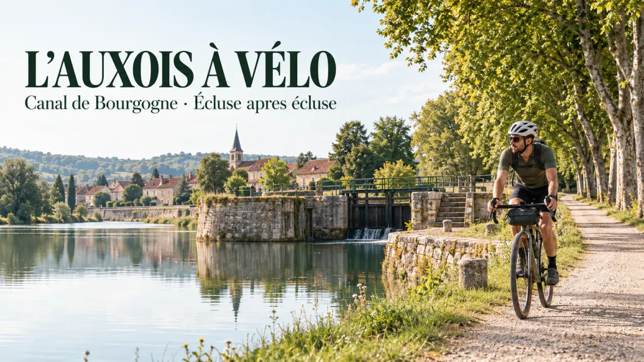 À vélo autour de l’Auxois sur le chemin de halage du canal de Bourgogne