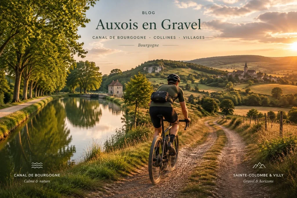 À vélo dans l’Auxois : canal tranquille ou boucles gravel vallonnées ?